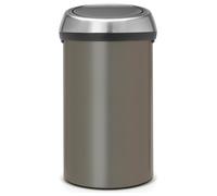 Brabantia 60 Litre Platinum Touch Top Bin - Grey