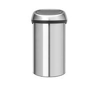 Brabantia Touch Bin 60L - Matt Black, Black