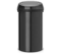 Brabantia - Touch Bin Garbage Bin 60L, Matt Black - Black