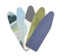 Brabantia Ironing Board Cover, Size B, Extra Thick - 4mm+4mm Foam Asstd Colours