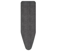 Brabantia 8mm Thick Underlay Ironing Board Cover (B Board/Denim Black) Heat-Resistant, Non-Slip, Cord Fastener