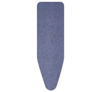 Brabantia 8mm Thick Underlay Ironing Board Cover (C Board/Denim Blue) Heat-Resistant, Non-Slip, Cord Fastener