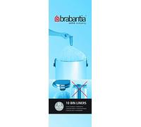 Brabantia Bin Liner 40-50 Litre, H 10pcs Bags White 246784 - Pack of 3