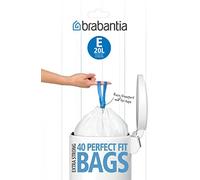 Brabantia Bin Liner E, 20L, 40 Bags