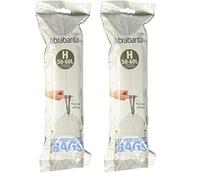 Brabantia Bin Liners, Size H, 50-60 L - 10 bags (Pack of 2)