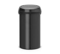 Brabantia - Touch Bin Garbage Bin 60L, Matt Black - Black