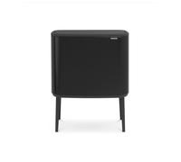 Brabantia Bo 11 + 23 Litre Touch Top Bin - Matt Black