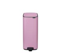 Brabantia Bo Pedal Bin 30L (Lilac Pink), Soft Closing Waste Bin with Light Pedal Operation, Easy to Clean Removable Plastic Inner Bucket with Free PerfectFit Rubbish Bags Included