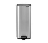 Brabantia Bo 30 Litre Pedal Bin - Matt Steel