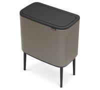 Brabantia Bo 36 Litre Touch Top Bin - Dark Grey