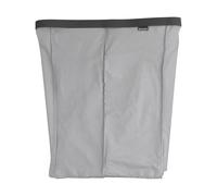 Brabantia - Bo Laundry Bin Bag 2 x 45L - Replacement Bag for Bo Laundry Bin - Dual Compartments for Easy Sorting - Portable & Hygienic - Cotton Bag with Velcro Closing - Grey