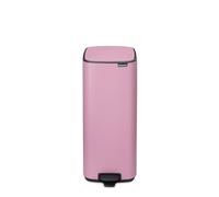 Brabantia Bo Pedal Bin 30L (Lilac Pink), Soft Closing Waste Bin with Light Pedal Operation, Easy to Clean Removable Plastic Inner Bucket with Free PerfectFit Rubbish Bags Included