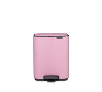 Brabantia Bo Pedal Bin 7L (Lilac Pink), Soft Closing Waste Bin with Light Pedal Operation, Easy to Clean Removable Plastic Inner Bucket with Free PerfectFit Rubbish Bags Included