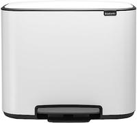 Brabantia Bo pedal bin 3x11 l white