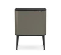 Brabantia Bo touch bin 11+23 litre platinum