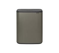 Brabantia Bo Touch Bin 2 X 30L - Platinum, Grey