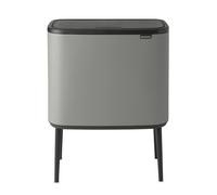 Brabantia Bo touch bin 3 x 11 litre Mineral concrete grey