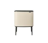 Brabantia Bo Touch Bin - 36L Inner Bucket (Soft Beige) - Waste Kitchen Bin - Soft-touch