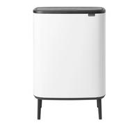 Brabantia Bo touch bin high 2x30 L White