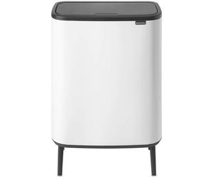 Brabantia - Bo Touch Top Paper Bin 2 x 30L, White - White