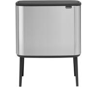 Brabantia Bo Trash Can - 1 x 9.5 Gal Inner Bucket (Matt Steel FPP) Was