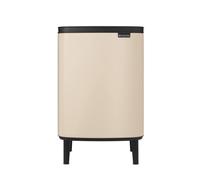 Brabantia Bo Waste Bin Hi 12L with Soft Close Lid, Removable Inner Bucket, and Transport Grip â“ Ideal Bathroom Bin, Bedroom, and Home Office