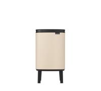 Brabantia Bo Waste Bin Hi 7L with Soft Close Lid, Removable Inner Bucket, and Transport Grip â“ Ideal Bathroom Bin, Bedroom, and Home Office
