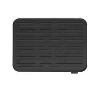 Brabantia Silicone Dish Drying Mat, Steel, Dark Grey, 43.8 x 32.5 x 0.9 cm