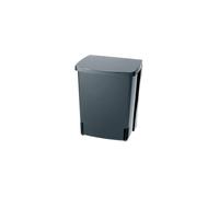Brabantia Built-in 10L Inside Cupboard Bin (Black) Removable Inner Bucket, Easy to mount, Auto closing, Under Sink Rubbish/Food Waste/Carrier Bag Tidy