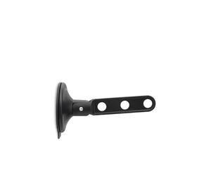 Brabantia Clothes Hook with Suction Cup - Black | Airer Hook for Windows, Tiles, Mirrors | Compact Laundry Hanger Holds 3 Hangers, Up to 2kg | Ideal for Bathrooms or Small Spaces