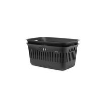 Brabantia Collect-It 40L Set of 2 Laundry Basket - Black