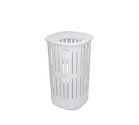Brabantia Collect-It Laundry Basket 55L (White), Set of 2, Laundry Hamper for Kitchens and Utility Rooms, Storage Basket for Clothing, Towels and Bedding