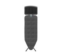 Brabantia Ironing Board C, 124 x 45cm, Solid Steam Unit Holder - Denim Black