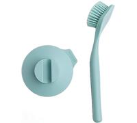 Brabantia Dish Brush with Suction Cup Holder, Mint, 11 x 23.5 x 6 cm
