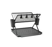 Brabantia Sinkside Foldable Dish Rack, Large - Dark Grey, Grey