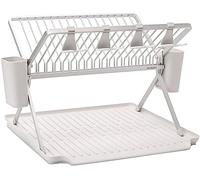 Brabantia Dish Drainer, Aluminium, Light Grey, Large