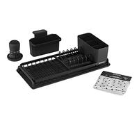 Brabantia Sinkside 4 Piece Dish Rack Set - Dark Grey, Grey