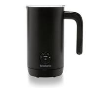 Brabantia Electric Milk Frother, 4-in-1, Automatic Milk Frother, for Hot and Cold Milk Foam, BPA and PFAS Free, BBEK1047