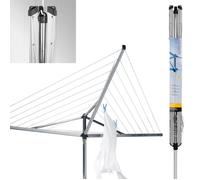 Brabantia Essential 3 Arm Rotary Washing Airer - 30M