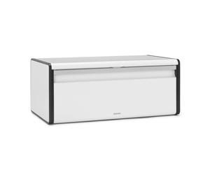 Brabantia Fall Front bread bin white-black