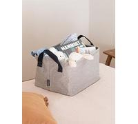 Brabantia Grey Fabric Medium Foldable Laundry Basket, 35L