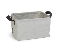 Brabantia Grey Fabric Medium Foldable Laundry Basket, 35L