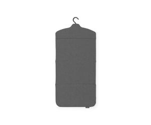 Brabantia Foldable Steam Board, Pepper Black, 40 x 85 cm | High Pressure Clothes Steaming, Solid Heat Resistant Surface, Versatile Hanging Hook, Easier Steaming with Handheld Steamers