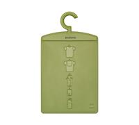 Brabantia - Folding Board - Easy to Use Table Folder - for T-Shirts & Sweaters - with Hook for Hanging - Wardrobe Accessory - Clothes Organiser - Calm Green - 38.2 x 0.5 x 21.3 cm