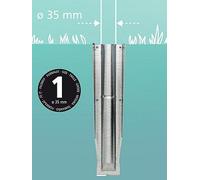 Brabantia Ground Spike Metal, Size 1, D35Mm Grey