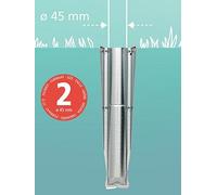Brabantia Ground Spike Metal, Size 2, D45Mm Grey