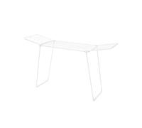 Brabantia HangOn Drying Rack, 22 metres (White), Large Capacity Clothes Drying Rack for Up to One Full Machine Load, Foldable Laundry Stand for Large and Small Items, No Pegs Needed