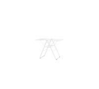 Brabantia HangOn Laundry Drying Rack (20m / Fresh White) Compact, Foldaway, Adjustable Indoor Stainless Steel Clothes Horse