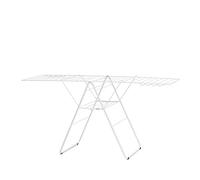Brabantia HangOn Laundry Drying Rack (25m / Fresh White) Compact, Foldaway, Adjustable Indoor Stainless Steel Clothes Horse