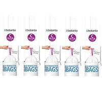 12l White Pack Of 20 Bin Liners - Brabantia Bags C Litre Size 20l 30l 50l - brabantia bin bags c liners litre 12l size 20 20l 30l 50l genuine type